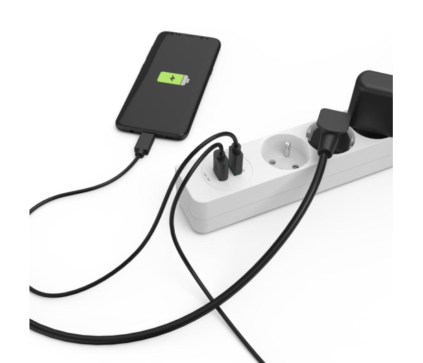 Hama Listwa zasilająca - 5 gniazd, USB-C, USB-A - 1177339 - zdjęcie 4